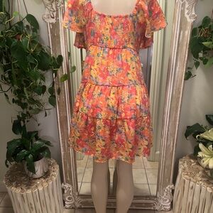 Marissa Olivia Floral Tiered Dress